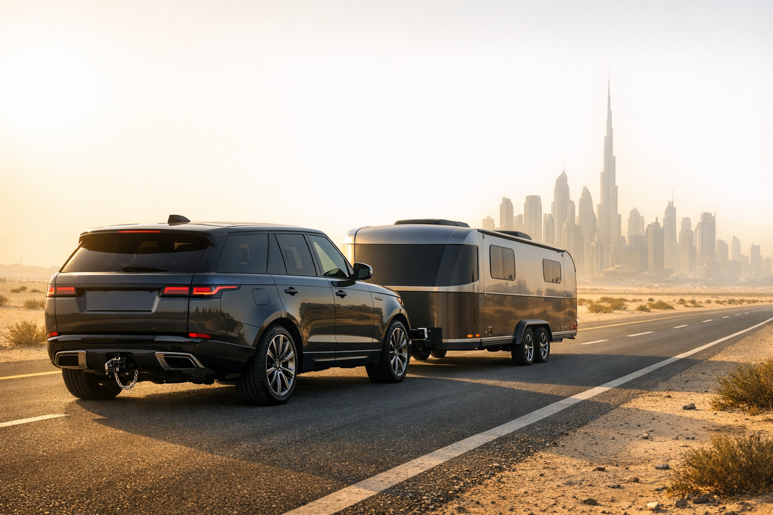 Range Rover Towing in the UAE: Hitch Setup, Trailer Laws & Hot-Weather Tips for Dubai Drivers