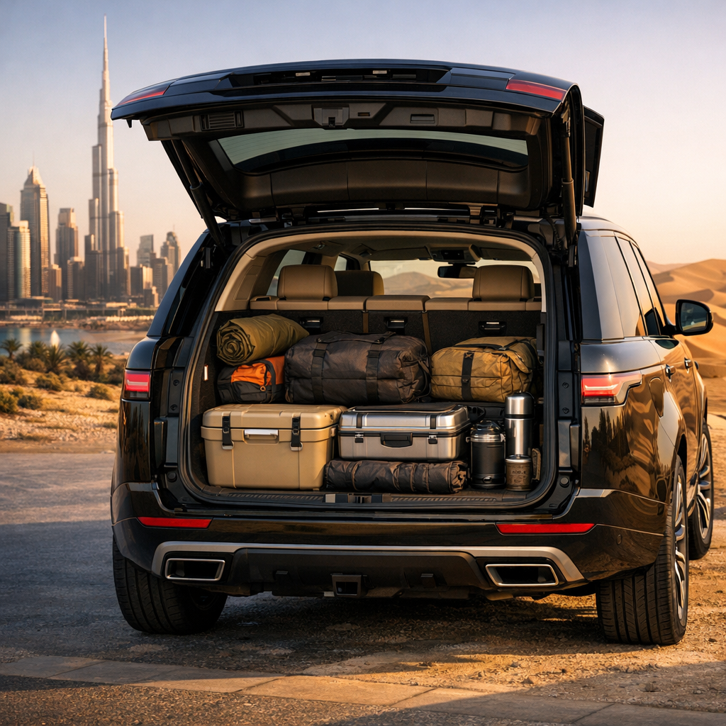 How to Use Your Range Rover’s Cargo Features for Dubai City Runs and Desert Camping