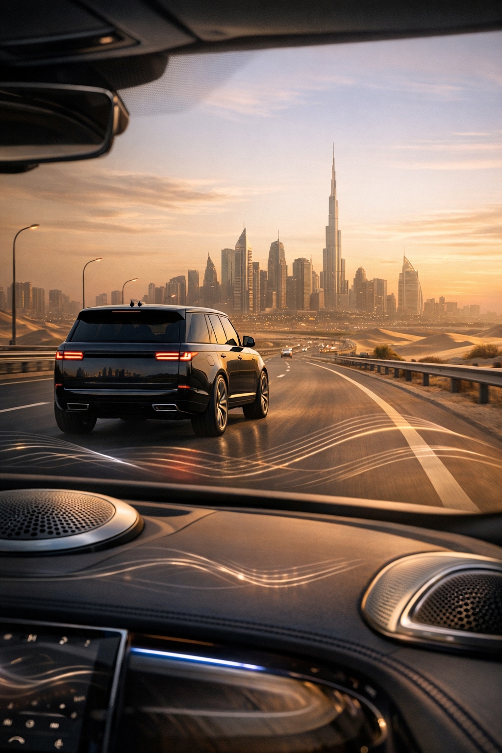 Best Meridian Sound Settings for Range Rover in Dubai | UAE Highway & Desert Audio Guide