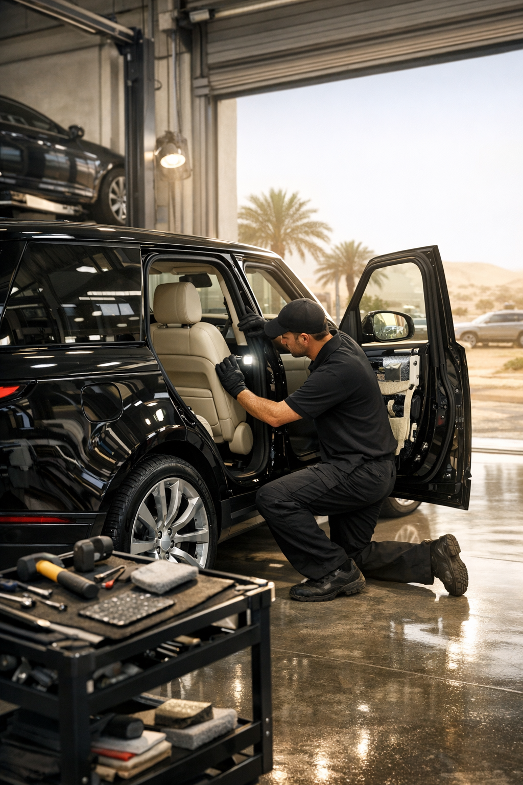 Fixing Range Rover Squeaks, Creaks & Rattles in Dubai | UAE Heat & Sand Solutions