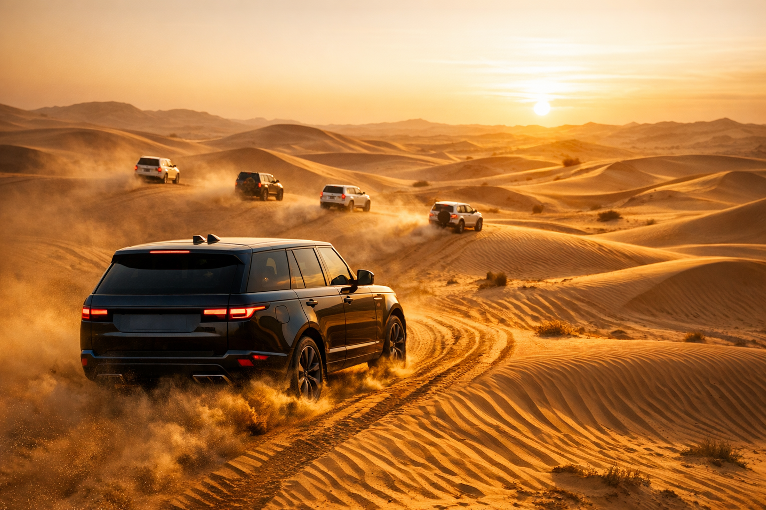 Desert Convoy Etiquette & Dune Bashing Safety: The Complete UAE Off-Road Guide for Range Rover Drivers