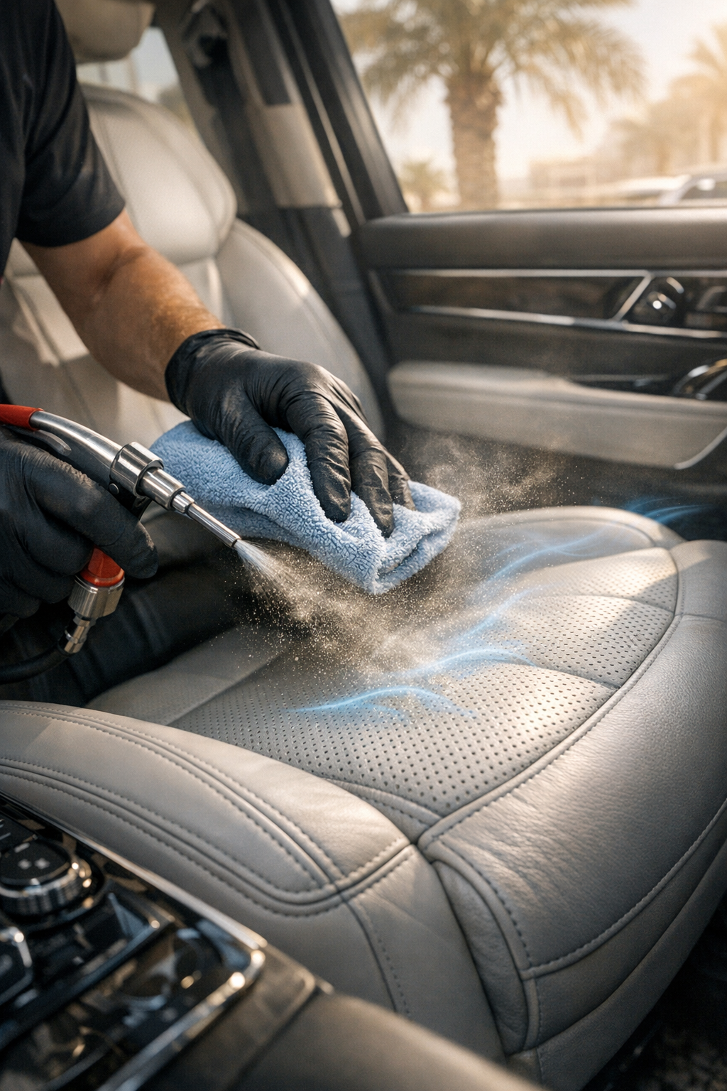 How to Clean Range Rover Ventilated Seats in Dubai: Unclog Perforations, Remove Sand & Restore Cooling Airflow
